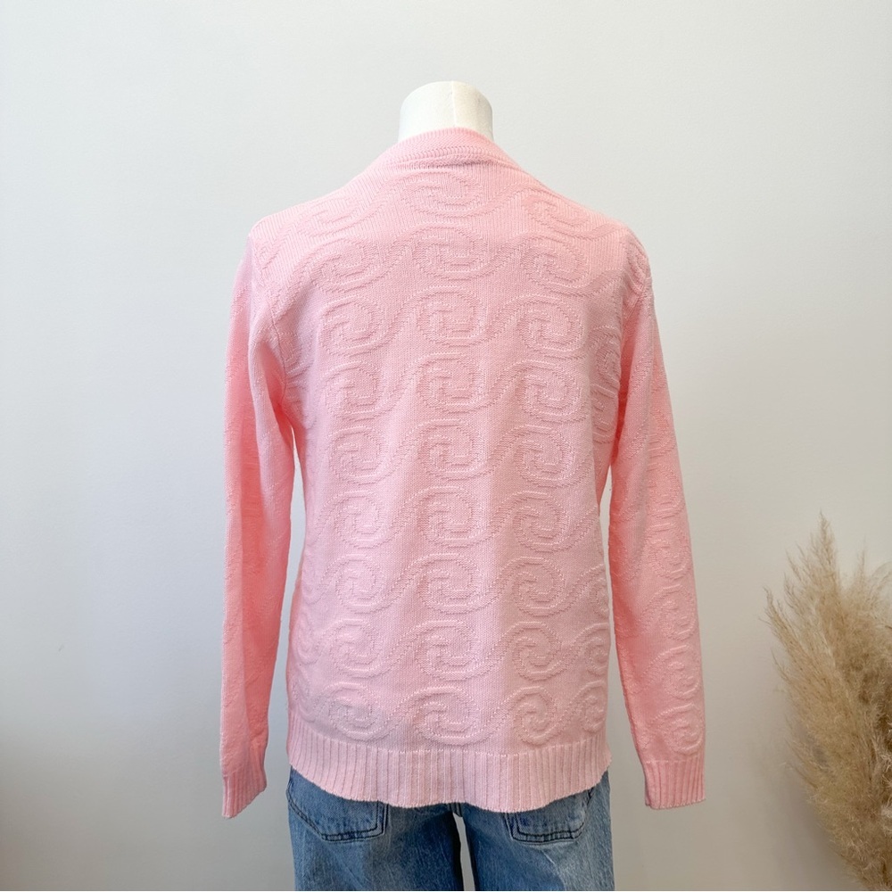 Vintage Pink Women's Cardigan Sweater - Picture 5 of 6